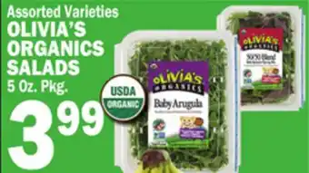 Bravo Supermarkets OLIVIA'S ORGANICS SALADS offer
