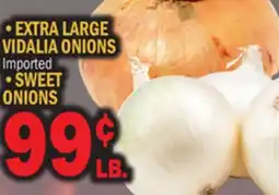 Bravo Supermarkets EXTRA LARGE VIDALIA ONIONS SWEET ONIONS offer