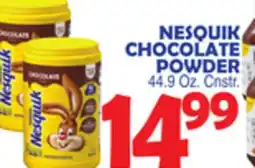 Bravo Supermarkets NESQUIK CHOCOLATE POWDER offer