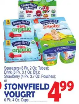Bravo Supermarkets STONYFIELD YOUGRT offer