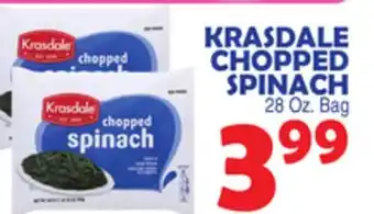 Bravo Supermarkets KRASDALE CHOPPED SPINACH offer