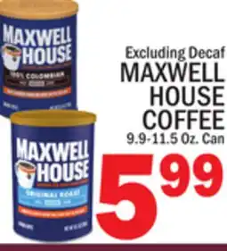 C Town MAXWELL HOUSE COFFEE offer
