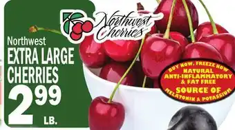 C Town NORTHWEST EXTRA LARGE CHERRIES offer