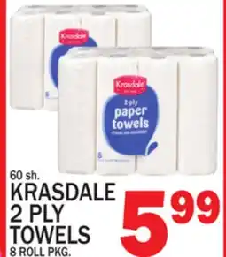 C Town KRASDALE 2 PLY TOWELS offer
