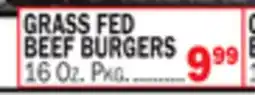 C Town GRASS FED BEEF BURGERS offer