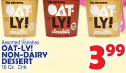 Bravo Supermarkets OAT-LY! NON-DAIRY DESSERT offer
