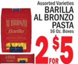 C Town BARILLA AL BRONZO PASTA offer