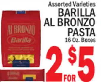 C Town BARILLA AL BRONZO PASTA offer