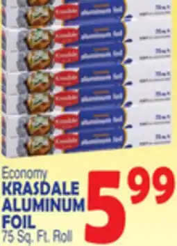 Bravo Supermarkets KRASDALE ALUMINUM FOIL offer