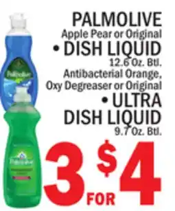 C Town PALMOLIVE Apple Pear or Original • DISH LIQUID 12.6 Oz. Btl. Btl offer