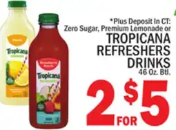 C Town TROPICANA REFRESHERS DRINKS offer