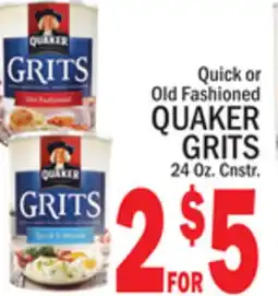 C Town QUAKER GRITS offer