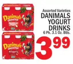 C Town DANIMALS YOGURT DRINKS offer