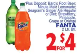 Bravo Supermarkets FANTA 2 Ltr. Btl offer