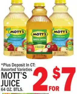C Town MOTT'S JUICE offer