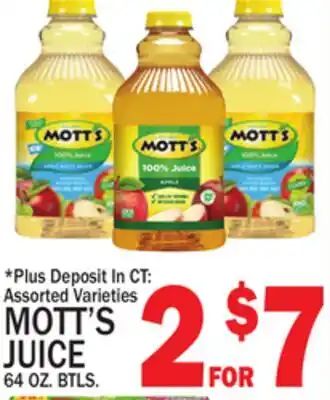 C Town MOTT'S JUICE offer