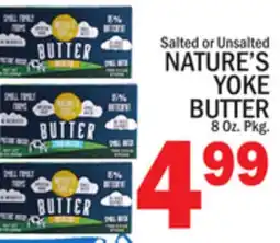C Town NATURE'S YOKE BUTTER offer