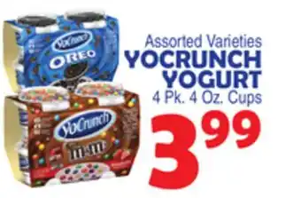 Bravo Supermarkets YOCRUNCH YOGURT offer