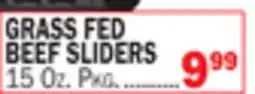 Bravo Supermarkets GRASS FED BEEF SLIDERS offer