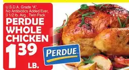 Bravo Supermarkets PERDUE WHOLE CHICKEN offer
