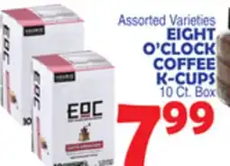 Bravo Supermarkets EIGHT O'CLOCK COFFEE K-CUPS offer