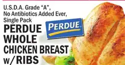 C Town PERDUE WHOLE CHICKEN BREAST w/RIBS offer
