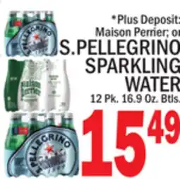 C Town S. PELLEGRINO SPARKLING WATER offer