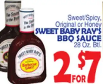 Bravo Supermarkets SWEET BABY RAY'S BBQ SAUCE offer