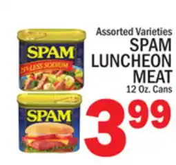 C Town SPAM LUNCHEON MEAT offer