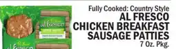 C Town AL FRESCO CHICKEN BREAKFAST SAUSAGE PATTIES offer