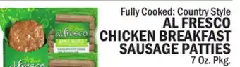 C Town AL FRESCO CHICKEN BREAKFAST SAUSAGE PATTIES offer