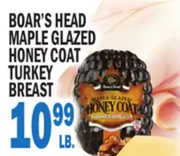C Town BOAR'S HEAD MAPLE GLAZED HONEY COAT TURKEY BREAST offer