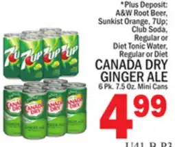 C Town Canada Dry Ginger Ale offer