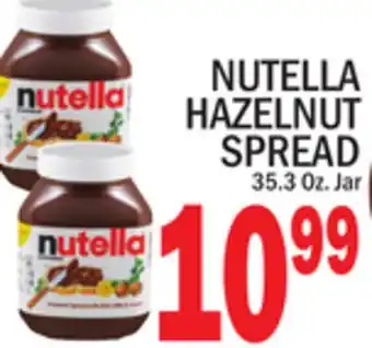 C Town NUTELLA HAZELNUT SPREAD offer