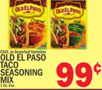 C Town OLD EL PASO TACO SEASONING MIX offer