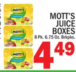 C Town MOTT'S JUICE BOXES offer