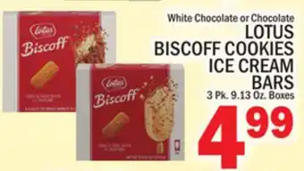 C Town LOTUS BISCOFF COOKIES ICE CREAM BARS offer