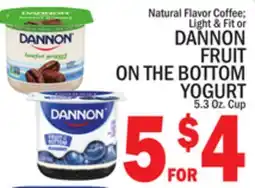 C Town DANNON FRUIT ON THE BOTTOM YOGURT offer
