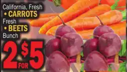 C Town CARROTS BEETS Bunch offer