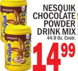 C Town NESQUIK CHOCOLATE POWDER DRINK MIX offer