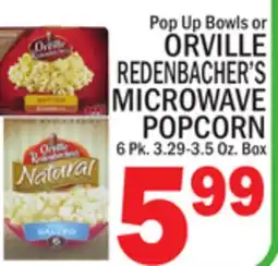 C Town ORVILLE REDENBACHER'S MICROWAVE POPCORN offer