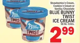 C Town BLUE BUNNY TWIST ICE CREAM offer