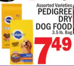C Town PEDIGREE DRY DOG FOOD offer