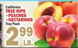 C Town TREE RIPE PEACHES, NECTARINES offer