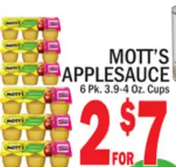 C Town MOTT'S APPLESAUCE offer