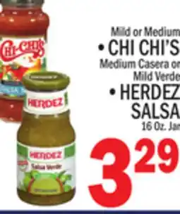 C Town CHI CHI'S MEDIUM CASERA OR MILD VERDE OR HERDEZ SALSA offer