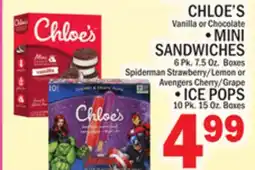 C Town CHLOE'S MINI SANDWICHES 6 Pk. 7.5 Oz. Boxes offer