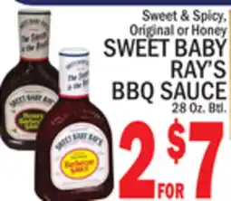 C Town SWEET BABY RAY'S BBQ SAUCE offer