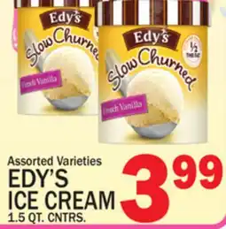 C Town EDY'S ICE CREAM offer