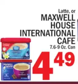 C Town MAXWELL HOUSE INTERNATIONAL CAFE offer
